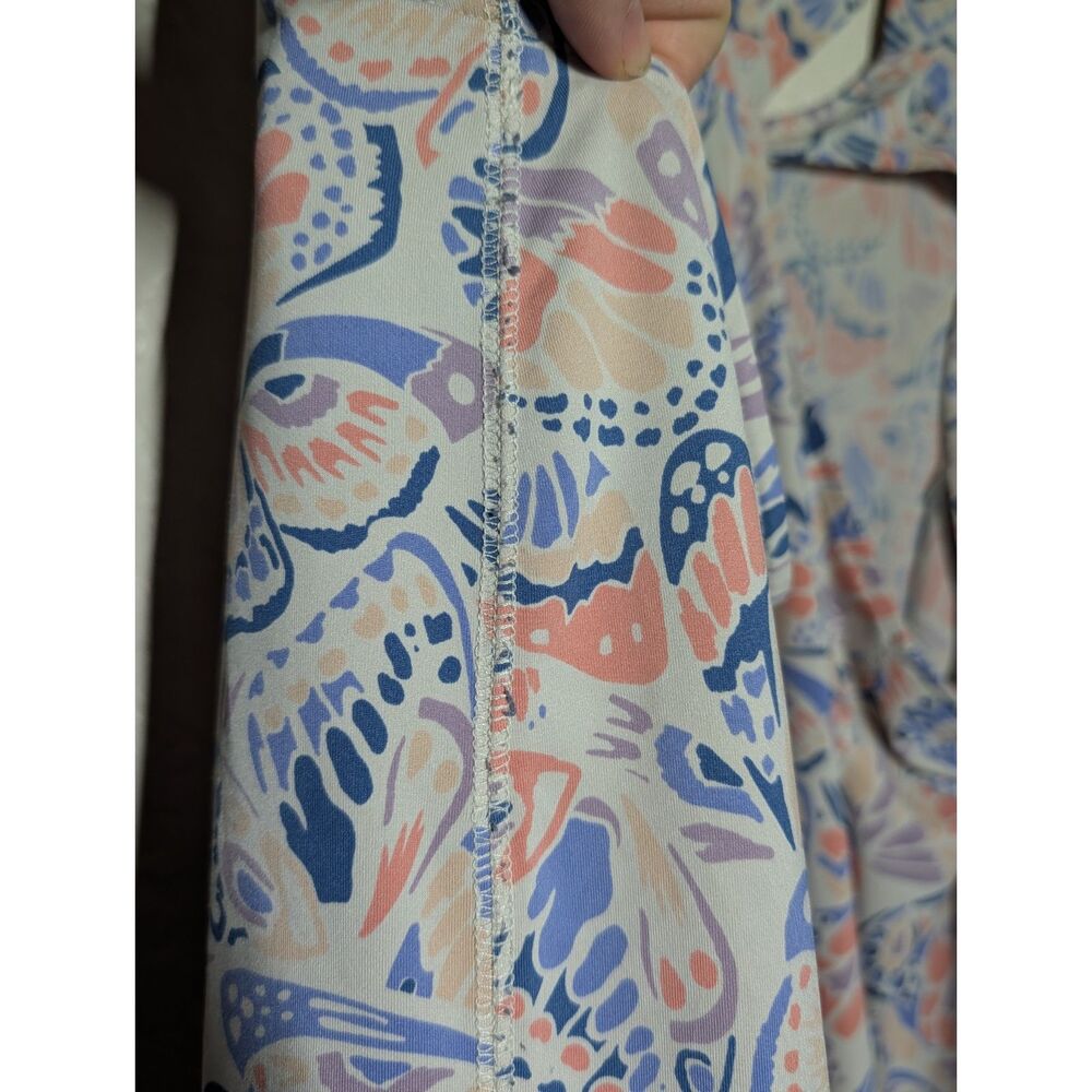 Duluth Trading Co Women's 1X Butterfly Print Racerback Activewear Tank Top - Picture 9 of 9
